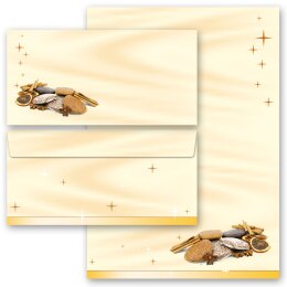 40-pc. Complete Motif Letter Paper-Set CHRISTMAS COOKIES