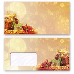 Enveloppes à motifs CADEAUX DE NOËL Noël, Enveloppes de Noël, Paper-Media