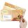 50 patterned envelopes CHRISTMAS GIFTS in standard DIN long format (with windows)