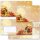 50 patterned envelopes CHRISTMAS GIFTS in standard DIN long format (with windows)