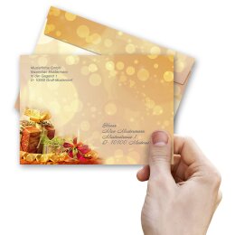 CHRISTMAS GIFTS Briefumschläge Christmas envelopes CLASSIC 10 envelopes, DIN C6 (162x114 mm), C6-8323-10