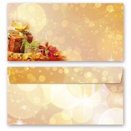 CHRISTMAS GIFTS Briefpapier Sets Stationery with envelope CLASSIC 200-pc. Complete set, DIN A4 & DIN LONG Set., SOC-8323-200