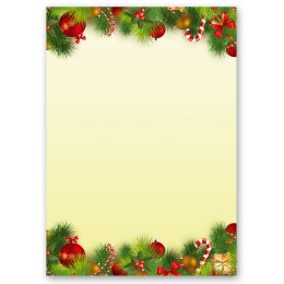 Motif Letter Paper! CHRISTMAS GREETINGS 250 sheets DIN A4
