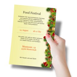 Motif Letter Paper! CHRISTMAS GREETINGS 100 sheets DIN A5