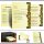 10 patterned envelopes CHRISTMAS GREETINGS in standard DIN long format (with windows)