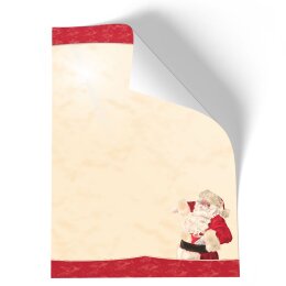 Stationery-Motif SANTA CLAUS - MOTIF | Christmas | High quality Stationery DIN A4 - 20 Sheets | 90 g/m² | Printed on one side | Order online! | Paper-Media