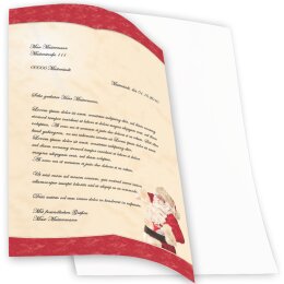 Motif Letter Paper! SANTA CLAUS - MOTIF 250 sheets DIN A4