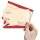 10 patterned envelopes SANTA CLAUS - MOTIF in C6 format (windowless)
