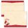 10 enveloppes à motifs au format C6 - SANTA CLAUS - MOTIF (sans fenêtre) Noël, Saint Nicholas, Paper-Media