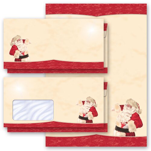Briefpapier-Sets WEIHNACHTSMANN