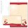 Briefpapier Set WEIHNACHTSMANN - 200-tlg. DL (ohne Fenster)