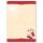 Motiv-Briefpapier-Sets Weihnachten, WEIHNACHTSMANN Briefpapier Set, 100 tlg. - DIN A4 & DIN LANG im Set. | Online bestellen! | Paper-Media