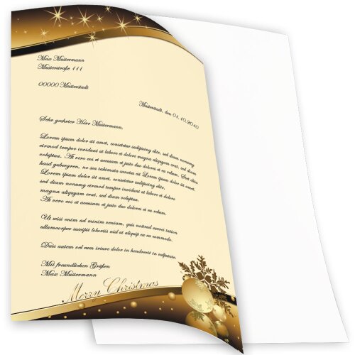 Motif Letter Paper! CHRISTMAS MAGIC