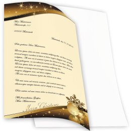 20 fogli di carta da lettera decorati Natale MAGIA DEL NATALE DIN A4 - Paper-Media
