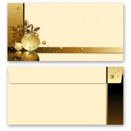 10 patterned envelopes CHRISTMAS MAGIC in standard DIN...