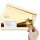 10 patterned envelopes CHRISTMAS MAGIC in standard DIN long format (with windows)