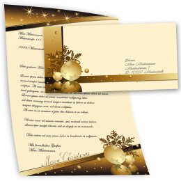40-pc. Complete Motif Letter Paper-Set CHRISTMAS MAGIC