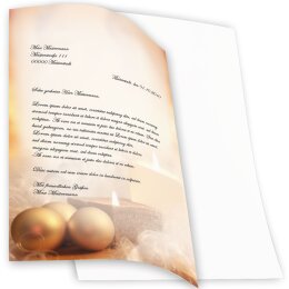 Briefpapier WEIHNACHTSZEIT - DIN A4 Format 50 Blatt
