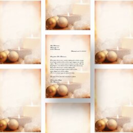 Briefpapier WEIHNACHTSZEIT - DIN A4 Format 250 Blatt