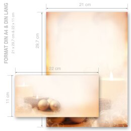Set complet de 20 pièces TEMPS DE NOËL