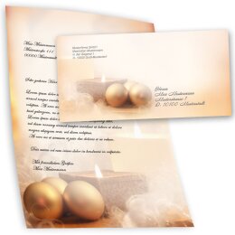 100-pc. Complete Motif Letter Paper-Set CHRISTMAS TIME