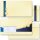 50 patterned envelopes X-MAS in standard DIN long format (with windows)