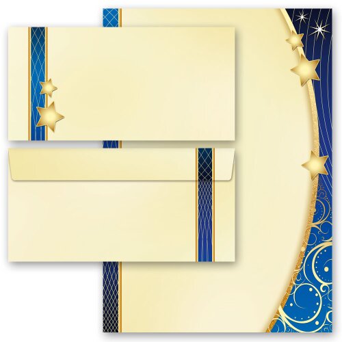 20-pc. Complete Motif Letter Paper-Set X-MAS