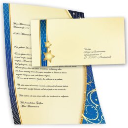 40-pc. Complete Motif Letter Paper-Set X-MAS