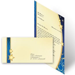 200-pc. Complete Motif Letter Paper-Set X-MAS