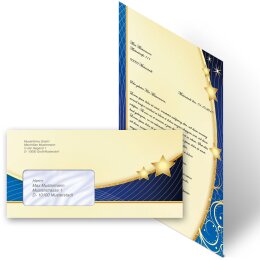 200-pc. Complete Motif Letter Paper-Set X-MAS
