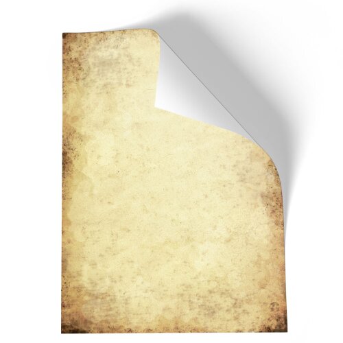 Briefpapier - Motiv ALTES PAPIER | Antik & History | Hochwertiges DIN A4 Briefpapier - 20 Blatt | 90 g/m² | einseitig bedruckt | Online bestellen!