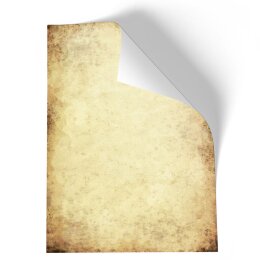 Briefpapier - Motiv ALTES PAPIER | Antik & History | Hochwertiges DIN A5 Briefpapier - 50 Blatt | 90 g/m² | einseitig bedruckt | Online bestellen!