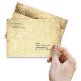 VIEUX PAPIER Briefumschläge Histoire CLASSIC 10 enveloppes, DIN C6 (162x114 mm), C6-8316-10