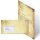 Briefpapier Set ALTES PAPIER - 200-tlg. DL (mit Fenster)