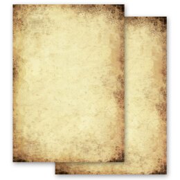 Urkunde | Briefpapier - Motiv ALTES PAPIER | Antik & History | Hochwertiges Briefpapier beidseitig bedruckt | Online bestellen! | Paper-Media