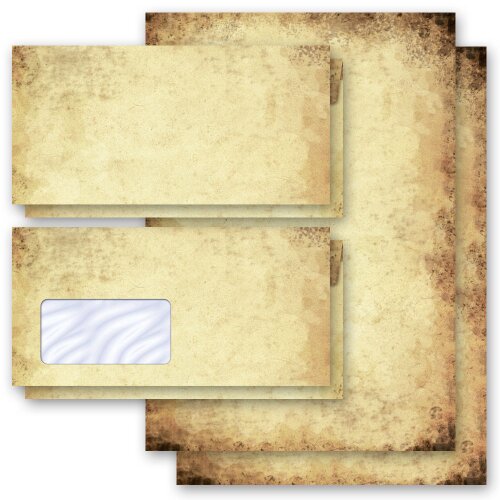 Motif Letter Paper-Set OLD PAPER Antique & History, Vintage, Paper-Media