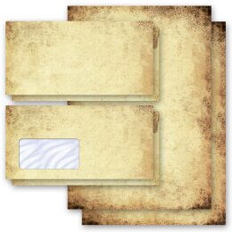 Papier à lettres et enveloppes Set VIEUX PAPIER Antique &...