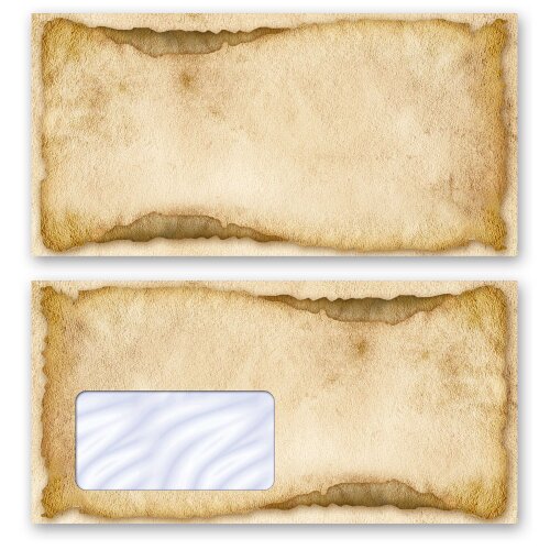 Enveloppes à motifs VIEUX ROULEAU DE PAPIER