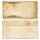 10 enveloppes à motifs au format DIN LONG - VIEUX ROULEAU DE PAPIER (sans fenêtre)