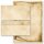 20-pc. Complete Motif Letter Paper-Set OLD PAPER ROLL (Version A)