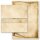 40-pc. Complete Motif Letter Paper-Set OLD PAPER ROLL (Version A)