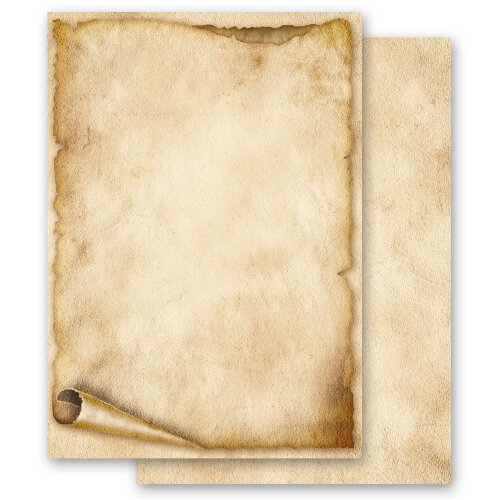 Motiv-Briefpapier ALTE PAPIERROLLE DIN A5 Format 50 Blatt Briefpapier