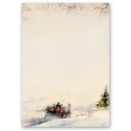 Motif Letter Paper! CARRIAGE IN FOREST 100 sheets DIN A6
