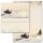 Briefpapier Set KUTSCHE IM WALD Variante A - 200-tlg. DL (ohne Fenster)