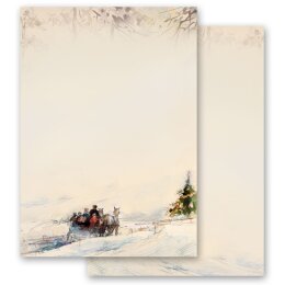 Motif Letter Paper! CARRIAGE IN FOREST 50 sheets DIN A4