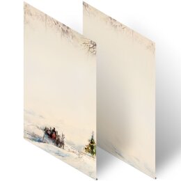 Motif Letter Paper! CARRIAGE IN FOREST 100 sheets DIN A4