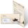 40-pc. Complete Motif Letter Paper-Set CARRIAGE IN FOREST