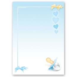 Motif Letter Paper! BABY PACIFIER (BLUE)