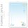 Briefpapier BABY SCHNULLER (BLAU) - DIN A4 Format 20 Blatt