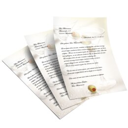 50 fogli di carta da lettera decorati BICCHIERI DA COCKTAIL DIN A4